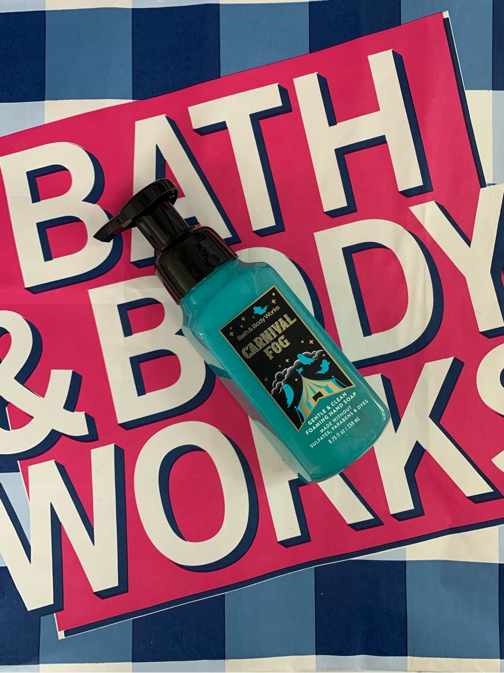 NWT Bath & Body Works Carnival Fog Foaming Hand Soap